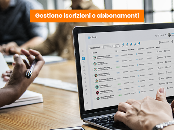 screenshot of APP Palestre
